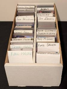 K - Assorted NBA Basketball Cards - Karl Malone, Vince Carter, Tim Duncan, Scottie Pippen