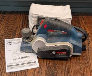 LL - Bosch PL1632 Planer - Handheld Woodworking Power Tool w Manual & Dust Bag