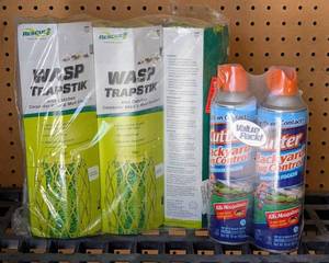 G - Rescue Wasp TrapStik Wasp Traps 3-Pack - Cutter Backyard Bug Control Outdoor Fogger 2-Pack