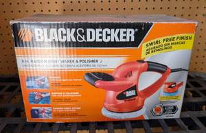 G - Black & Decker WP900 6 in. Random Orbit Waxer & Polisher - Swirl-Free Finish