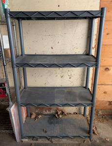 G - 4-Tier Plastic Storage Shelf