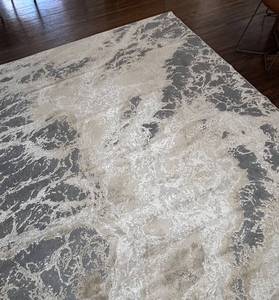LR - Feizy Jewel Area Rug - Neutral GrayBeige