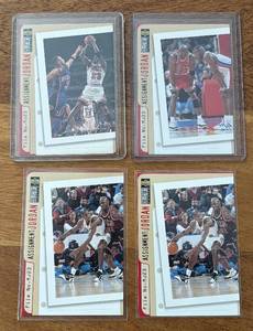 K - Four Upper Deck Collectors Choice Michael Jordan Assignment Jordan Cards