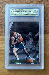K - 1993 Classic Draft Picks SB18 Christian Laettner Gem Mint 10 Graded