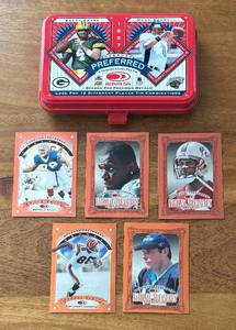 K - Donruss Preferred 1997 NFL Football Tin with Cards