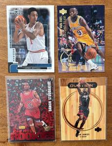 K - Four Upper Deck Rookie Basketball Cards