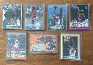 K - Michael Jordan Basketball Cards - 1990s Sets incl. Jordan Rules, Metal Universe, NBA Damentals and More