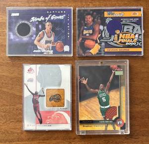 K - Basketball Trading Cards - 4 Card Lot