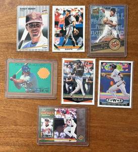 K - Baseball Card Lot - Randy Ready Craig Colbert Cal Ripken Jr. Barry Bonds Nomar Garciaparra Mike Piazza