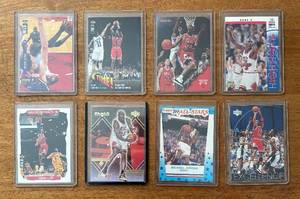 K - 8 Michael Jordan Basketball Cards