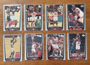 K - Eight Upper Deck Michael Jordan Bulls Basketball Cards