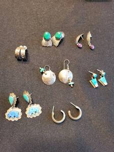 Southwestern Turquoise & Sterling Silver Jewelry - Mixed Pieces