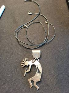 Sterling Silver Kachina Pendant with Sunburst Headdress