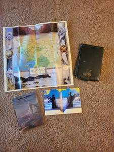 Barnum-Trunk Co Leather Travel Case with Lillie Belle Binder & Tolkien Middle-earth Album