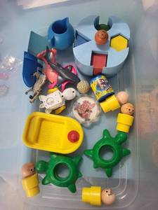 Fisher-Price PlaySkool Toddler Toy - Shape Sorter & Accessories