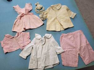 Folly Finders Hand Smocked Size 18 Months Vintage Baby Girl Clothing Set