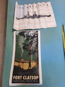 Fort Clatsop National Memorial Poster & United States Capital Ships Print - Pennsylvania Class, 1941