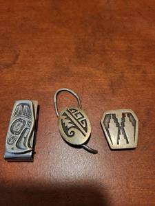 Sterling City Skyline Pin - Bennett Pendant - Engraved Money Clip