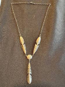 Sterling Feather Necklace