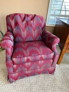 Ethan Allen Traditional Classics Ikat Armchair - Upholstered Accent Chair
