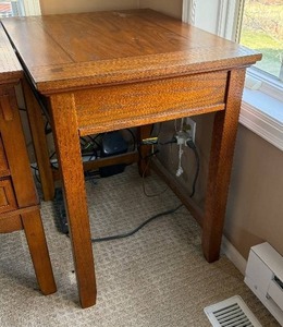 Oak End Table