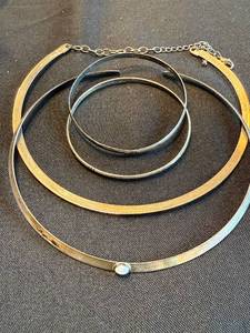 Sterling Silver Bangles - Mixed Bangle Set, 42 g Total