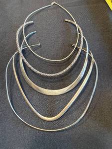 Sterling Silver 925 Bangles & Chains (Lot of 5)