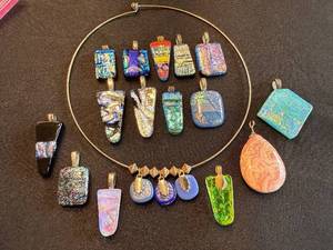Sterling Pendants - Assorted Glass & Silver Findings