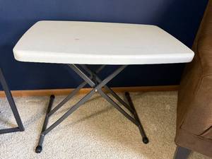 Ironing Board - Folding, White Top, X-Frame Stand, Portable