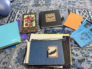 Not Bound Journals - Assorted Spiral Notebooks with Floral & Striped Covers