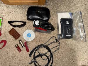 Vintage Stethoscope with Blood Pressure Cuff - Medical Antique Kit