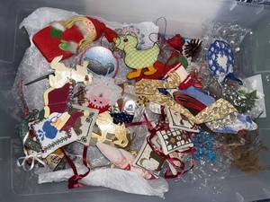 Assorted Christmas Ornaments & Decorations