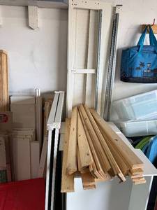 IKEA Dresser & Bed Frame - White Furniture Not Assembled