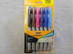 lot 11 image: BIC Intensity Permanent Fine Marker...