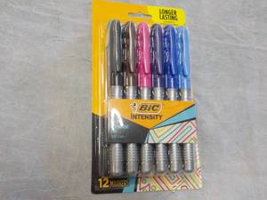 lot 14 image: BIC Intensity Permanent Fine Marker...