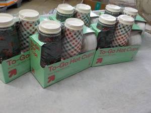 lot 34 image: Set of 5 To-Go Hot Cups - 8 Cups an...