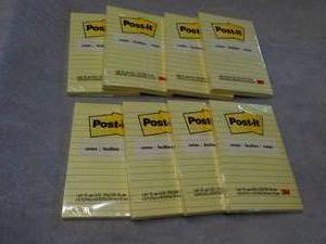 lot 109 image: 8 Post-It Pads 4 x 6...