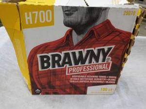 lot 120 image: Brawny Disposable Cleaning Towels...