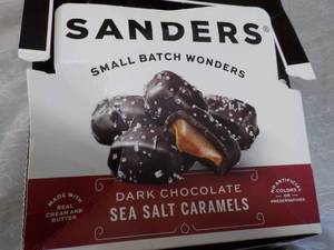 lot 123 image: Box of Sanders Dark Chocolate Sea S...
