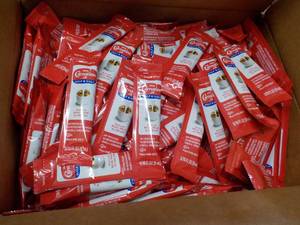 lot 130 image: Case of 240 Packets Carnation Half ...