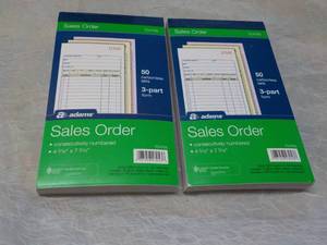 lot 150 image: 2 Sales Order Receipt Books...
