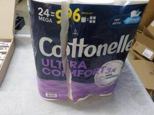 lot 154 image: Cottonelle 24 rolls 2 Ply Toilet Pa...