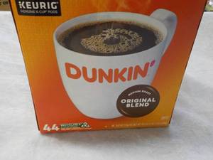 lot 166 image: Keurig Dunkin Original Blend Coffee...