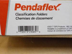 lot 169 image: 30 Pendalflex Classification Folder...