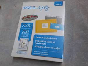 lot 170 image: Pres-a-Ply 250 Sheets 1x 2 58 La...