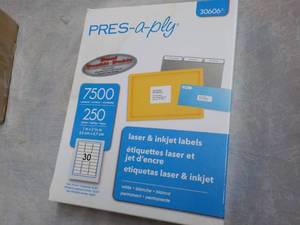 lot 171 image: Pres-a-Ply 250 Sheets 1x 2 58 La...