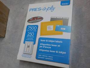 lot 172 image: Pres-a-Ply 250 Sheets 1x 2 58 La...