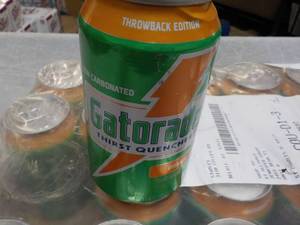lot 190 image: 24 Pack Gatorade Orange...