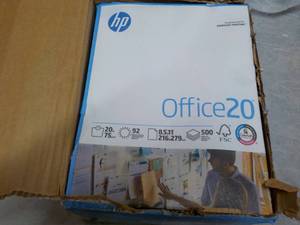 lot 199 image: 3 Office 20 White Sheets 8.5 x 11 ...