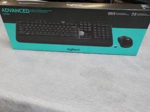 lot 205 image: Advanced Wireless  Logiteck Keyboar...